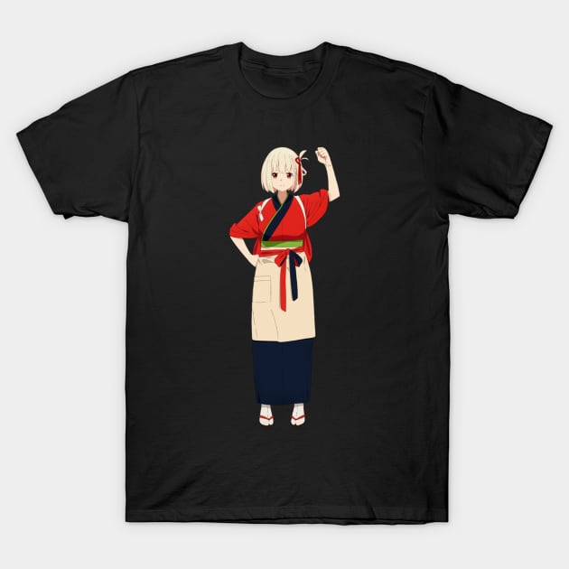 chisato maid T-Shirt by LovelyDayG